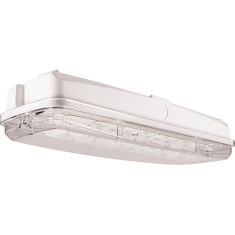 Éclairage de secours à LED EXIT 3,8W 6000K avec 4 pictogrammes fonctionnement 3h