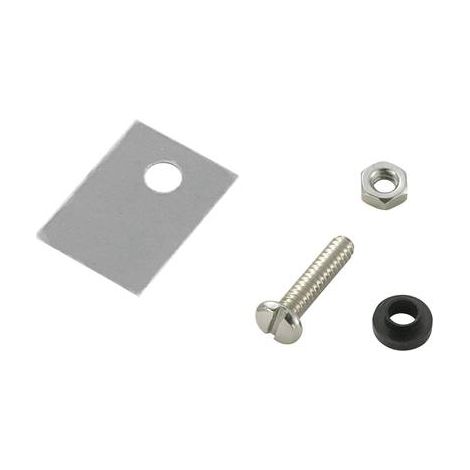 TRU COMPONENTS TC-A18-9B Kit de montage pour semi-conducteurs (L x l) 18 mm x 13 mm Adapté pour (type de boîtier (semi-conducteurs)) TO-220 1 set S640481 (1/2)