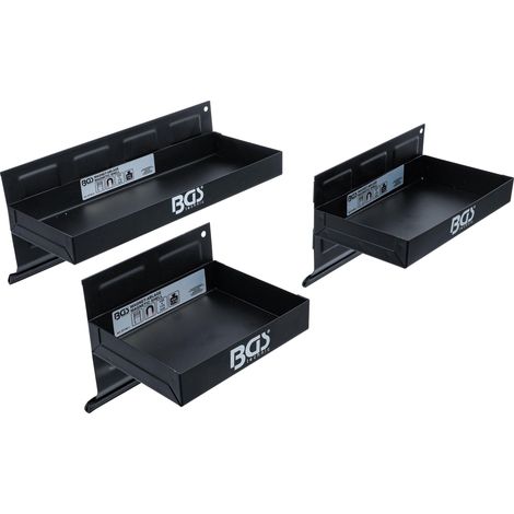 Serie di vaschette portaminuteria magnetiche 150 / 210 / 310 mm 3 pz. (1/4)