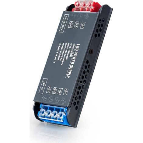 220V 12V LED Driver 100W, Ultra Mince Transfo 8,3A Adaptateur Alimentation, 220V AC à 12V DC Convertisseur, d'alimentation Basse Tension Transfo LED de Tension Constante (1/5)