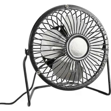 Mini ventilateur portable à pales en aluminium, rechargeable par USB, en fer forgé, pour ordinateur de bureau ou pour la maison, accessoires d'été-AquaForge (1/5)