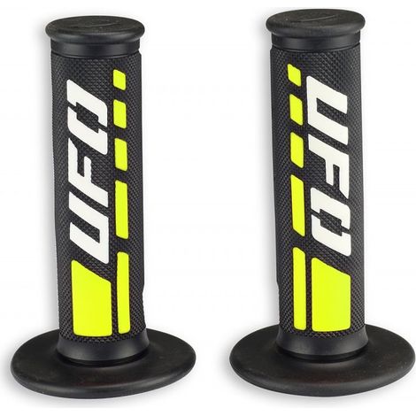 Poignées UFO 2025/11 trax noires / jaune fluo / blanches