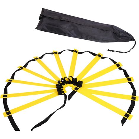 Échelle de vitesse d'agilité pour ballon de football et sac de transport pour enfants et adultes (1/5)