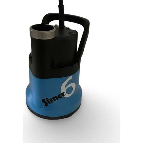 Jung Simer 6 Tauchpumpe Flachsauger Unterwasserpumpe 240 W 10m Kabel mit Schukostecker OD6601G-06