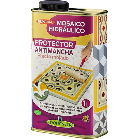 MONESTIR Protección Antimanchas Efecto Mojado Mosaico Hidráulico - Medida: 1 Litro - ref: MNS-MHPAM (1/4)