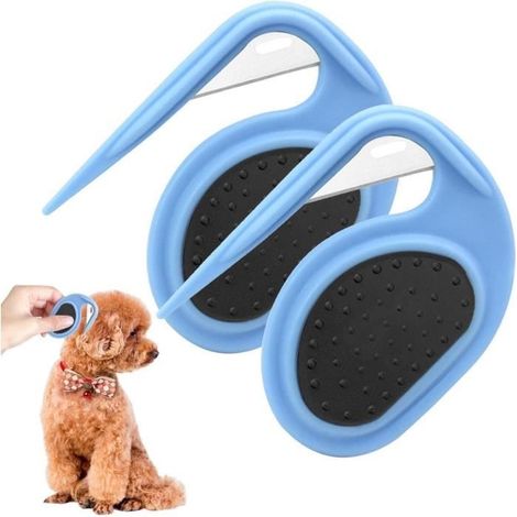 Peigne à nœuds - Non spécifié - Non spécifié - Doux - Acier inoxydable - Pour chats et chiens (1/4)