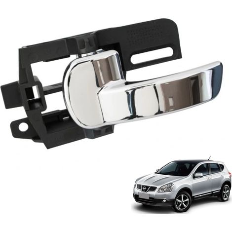 Poignée de porte intérieur chromé avant gauche pour Qashqai J10 -
