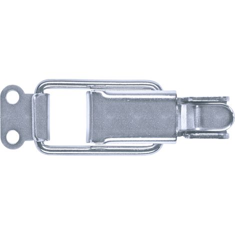 GOEBEL - 50 x Grenouillères avec porte cadenas Acier inoxydable A2 44 + PC Trou pour rivet 5,2 mm (1/5)