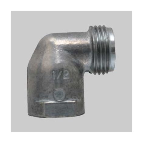 RACCORDO GAS A GOMITO M/F 1/2