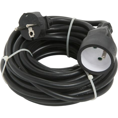 DEBFLEX - PROLONGATEUR 2P+T 16A 3G1,5 MM² HO5VV-F 10M NOIR - 335263