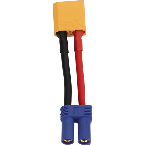 Câble de connexion RC EC5 vers XT90 mâle pour modèles radiocommandés, 12AWG, haute performance (1/5)