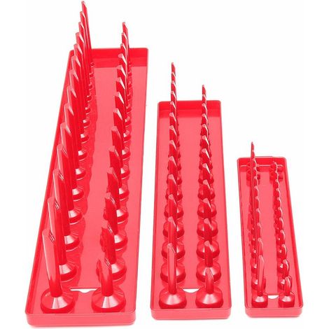 Outil porte-plateau Sasicare en 3 pièces, douilles en plastique 1/4", 3/8" et 1/2". (1/4)