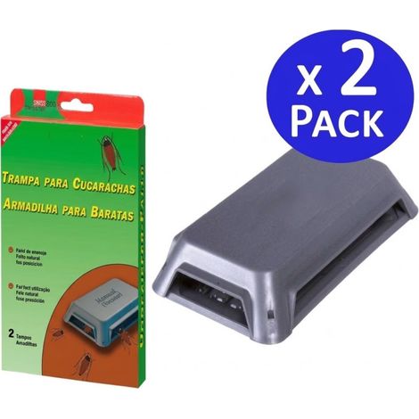 Pack 2 Trampas para Cucarachas - Control efectivo de plagas para una casa libre de insectos (1/4)
