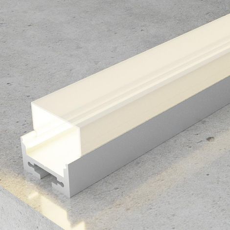 IluminaShop - Perfil de Aluminio Superficie Rope II 12/24/220V 2 metros (1/3)