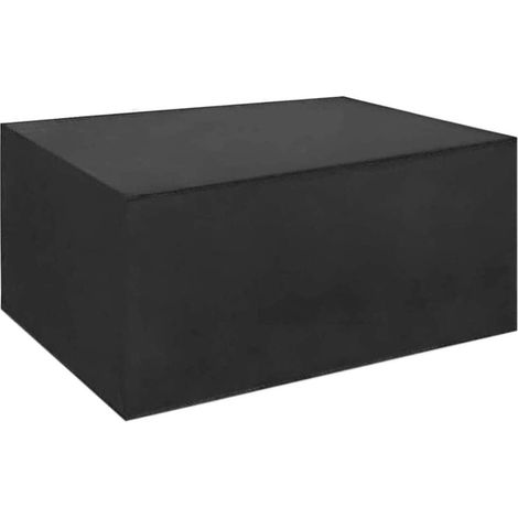 Housse De Protection - Housse De Table De Jardin - 180x120x74 cm - Polyester Oxford 420D Imperméable Et Résistant Aux UV - 1 Pièce (1/5)