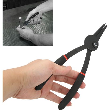 23 cm (9 Zoll) lange Innen-/Außencrimpzange mit fester Spitze – Werkzeug für Kfz-Reparaturen mit gerader Spitze (1/5)