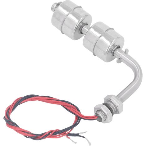 Wasserstandssensor aus Edelstahl, Schwimmerschalter für Poolpumpen, Aquarien, Teiche, AC/DC 0–110 V, Länge 100 mm (1/5)
