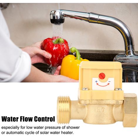 1 Stück Pumpendruck-Wasserdurchflussregler-Sensorschalter G3/4 Gewinde 0,6 MPa (1/5)