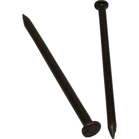 Clous quincaillerie Longueur de l'acier au carbone POINT POINT POINT WALL CEMENT NOIR NOIR 80PCS (1/5)