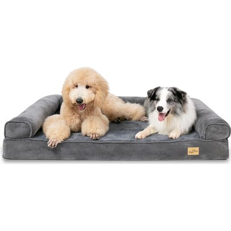 BingoPaw Sofá Cama para Perro Ortopédica Colchón de Esponja para Perros, 120x90x20cm