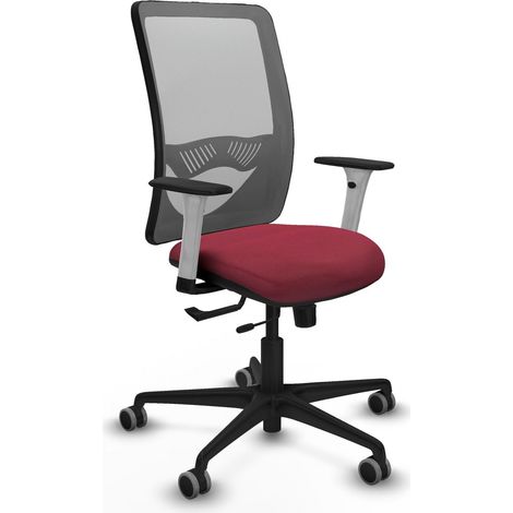 Chaise piqueras y crespo Zulema blanc soutien lombaire réglable (1/2)