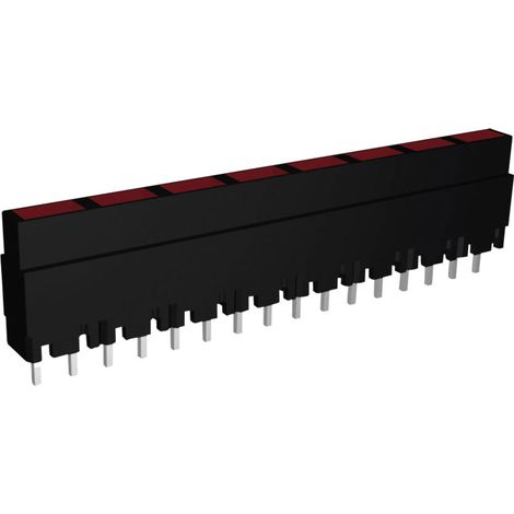 Signal Construct ZALS 080 LED-Reihe 8fach Rot  (L x B x H) 40.8 x 3.7 x 9 mm