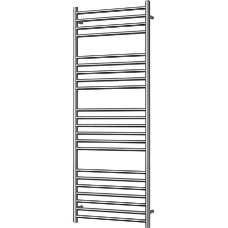 Aston - Stainless Steel Heated Towel Rail - H1400mm x W500mm - Straight (1/3)