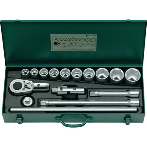Stahlwille 55/10/6 Steckschlüsselsatz metrisch 3/4" (20 mm) 16teilig 96050104 (1/5)
