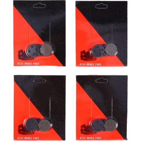 4 Paires Patins de Frein à Disque Semi-Métallique en Résine Noire Haute Qualité pour VTT Vélo (1/5)