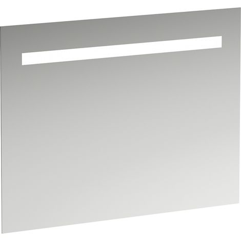 Miroir Run Leelo avec éclairage LED horizontal intégré, cadre en