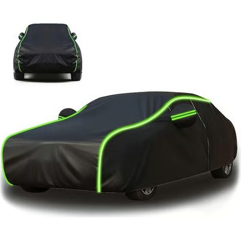 Bâche de protection anti-grêle pour Mercedes-Benz SLK 200 R171, imperméable, résistante aux UV, durable (noire) (1/5)