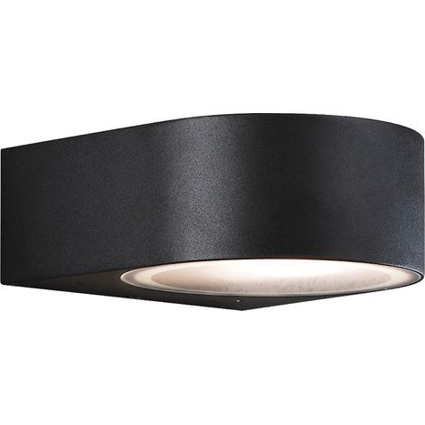 Konstsmide Teramo 7510-750 Außenwandleuchte Energiesparlampe, LED E27 40 W Schwarz (1/4)