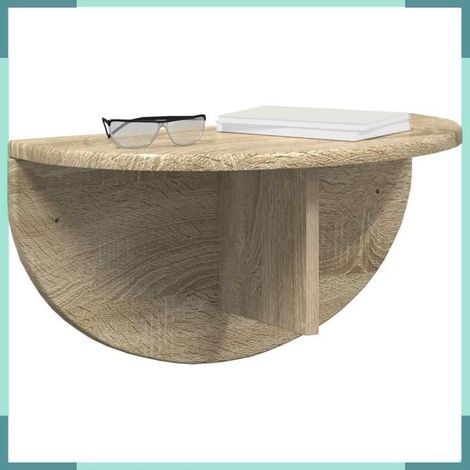 891432 étagère Murale Chêne Sonoma 48 x 24 x 24 cm Bois d'ingénierie (1/5)