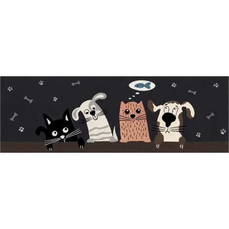 Mehrzweck-Fußmatte – Küchenmatte, Wohnzimmermatte, Eingangsmatte, rutschfeste Polyester-Fußmatte QYSC-204 40 x 120 cm (1/5)