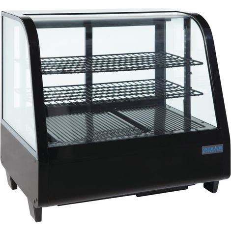Vitrine réfrigérée de comptoir 100L Série C noire - Polar (1/5)