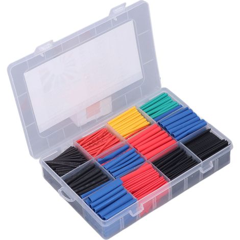Kit de 800 Gaines Thermorétractables pour Réparation Électronique et Projets DIY (1/5)
