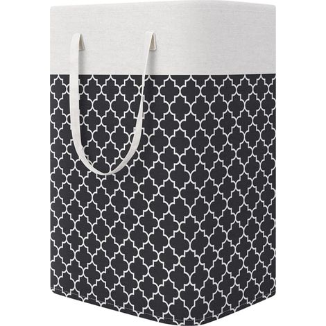Cesto para ropa sucia, cesto grande para ropa, 75 l, cestas organizadoras para guardar ropa, bolsa de tela plegable para ropa sucia. (1/5)