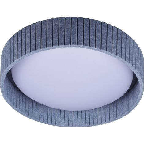 LED Deckeneinbauleuchte 24W Rund Filz Ø500 mm CCT Wählbar Kaptyn Grau