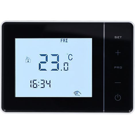 Programmierbarer elektronischer NTC-Thermostat 2,5 m, Temperaturregler für elektrische Heizung, Wandregler für Wechselstrom 100-230 V. (1/5)