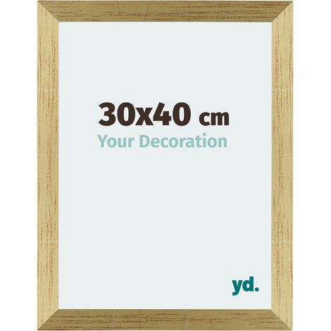 Cadre Puzzle 30x40 cm - Or Brillant - MDF - Mura. (1/5)