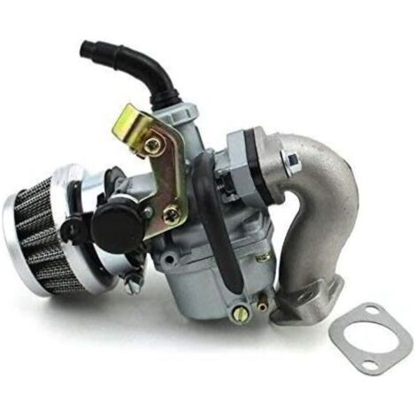 Kit carburateur PZ19 - pour quad, ATV et dirt bike Taotao Sunl - 50cc, 70cc, 90cc, 110cc - 19 mm carburateur pocket bikedyk- (1/4)