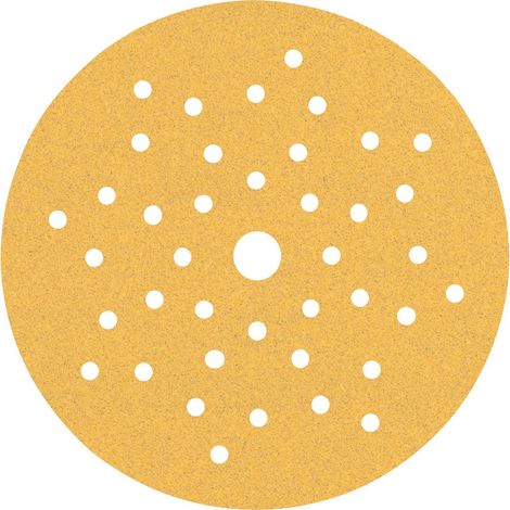Bosch 50x Expert C470 Papier abrasif multi-trous pour ponceuse excentrique 125 mm G 100 - 2608901127 (1/8)