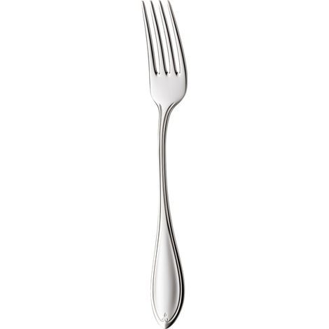 Fourchette de table 20 cm, en acier inoxydable poli, résistante aux rayures, passe au lave-vaisselle (1/4)
