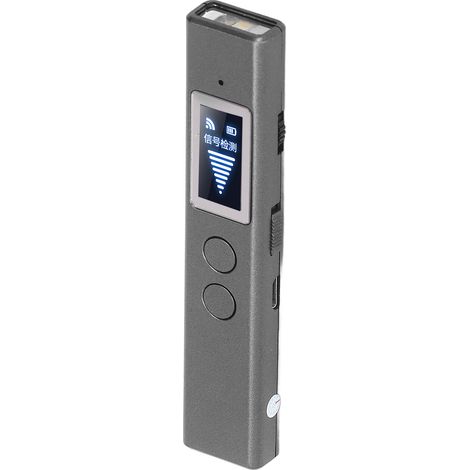 Détecteur de signaux sans fil compact et portable, anti-espionnage et anti-micro, équipé de balayage RF pour repérer les dispositifs d'écoute, traceur GPS véhicule avec batterie intégrée. (1/5)