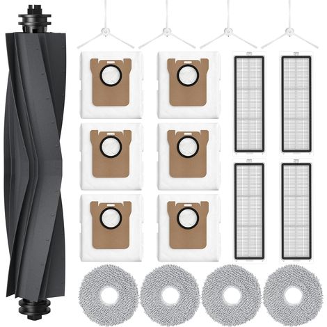 Lot de 19 accessoires pour aspirateur robot Xiaomi X20+/X10+, accessoires de rechange pour robot aspirateur Dreame L10s Ultra, L10 Ultra, L10 Prime, L10s Pro Gen 2, S10, S10 Pro, S20, S20 Pro (1/5)