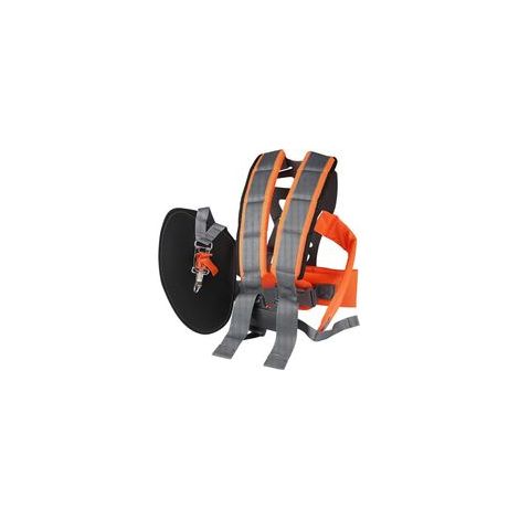 Sangle universelle pour débroussailleuse et taille-haie – Sangle réglable en nylon avec double bretelle et ceinture lombaire pour une répartition optimale de la charge (1/5)