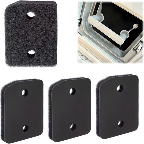 Lot de 4 filtres compatibles avec les sèche-linge Miele T1 9164761. sèche-linge à pompe à chaleur. filtre éponge. tapis filtrant. tapis filtrant. tapis filtrant en mousse. gros grain 207 x 157 x 30 (1/5)