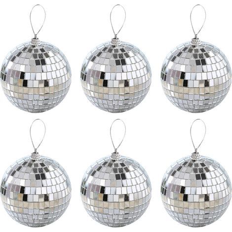 Boules de Noël pour Arbre - Décorations Festives en Verre Soufflé pour Mariage et Fêtes (1/5)