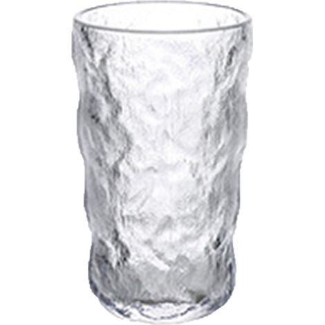 Verre Highball - 35 Cl - Verre À Boisson Haut Design Texturé Pour Eau Bière Soda - Usage Intérieur Extérieur - Lot De 8 (1/5)