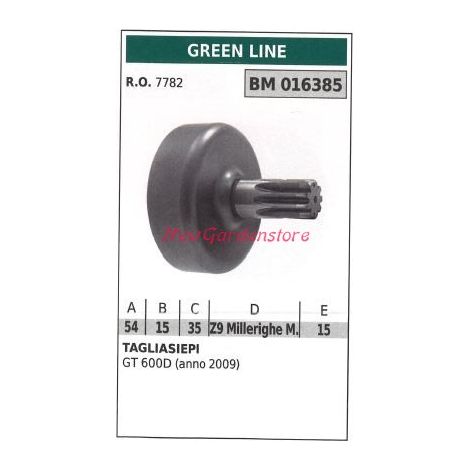 Campana frizione GREEN LINE tagliasiepe GT 600D anno 2009 016385